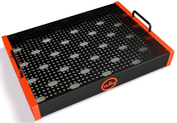 Preview: Temple Audio Design DUO-17-TR Duo 17 Pedalboard, Temple Red